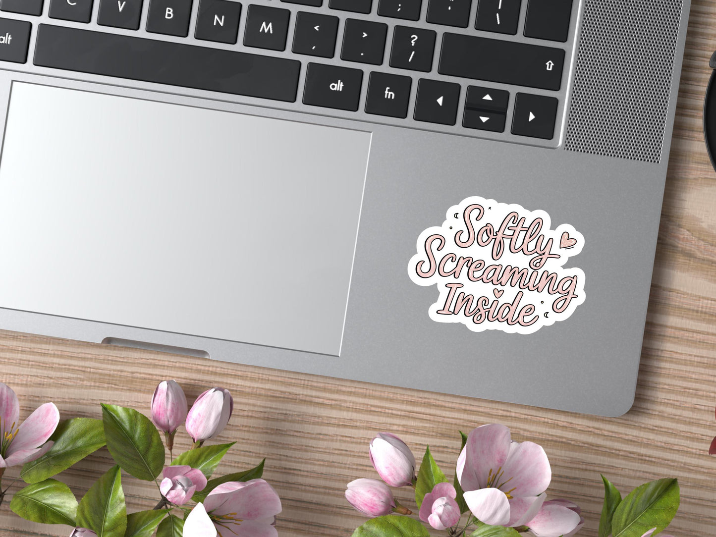 Softly Screaming Inside Sticker
