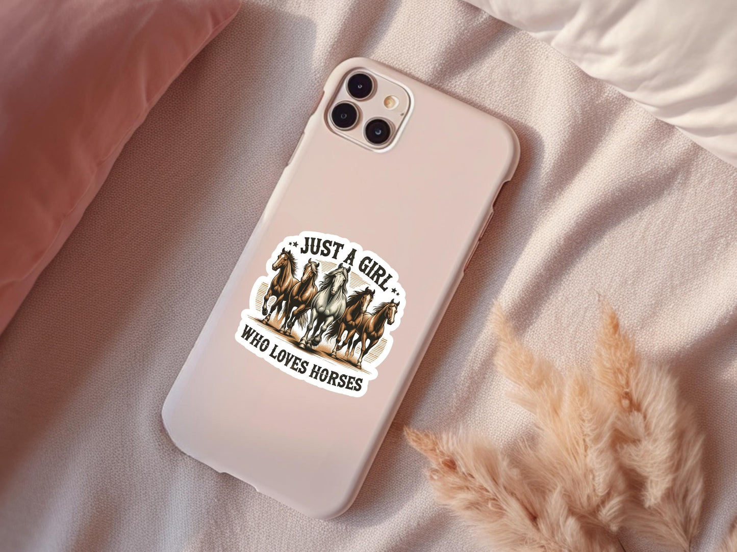 Just A Girl Who Loves Horses Sticker