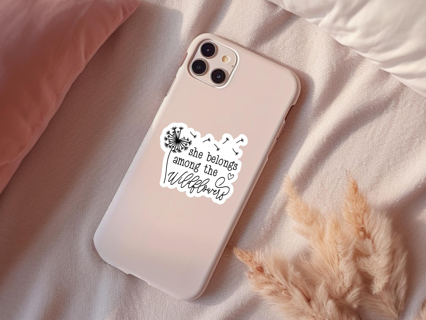 She Belongs Among The Wildflowers Sticker