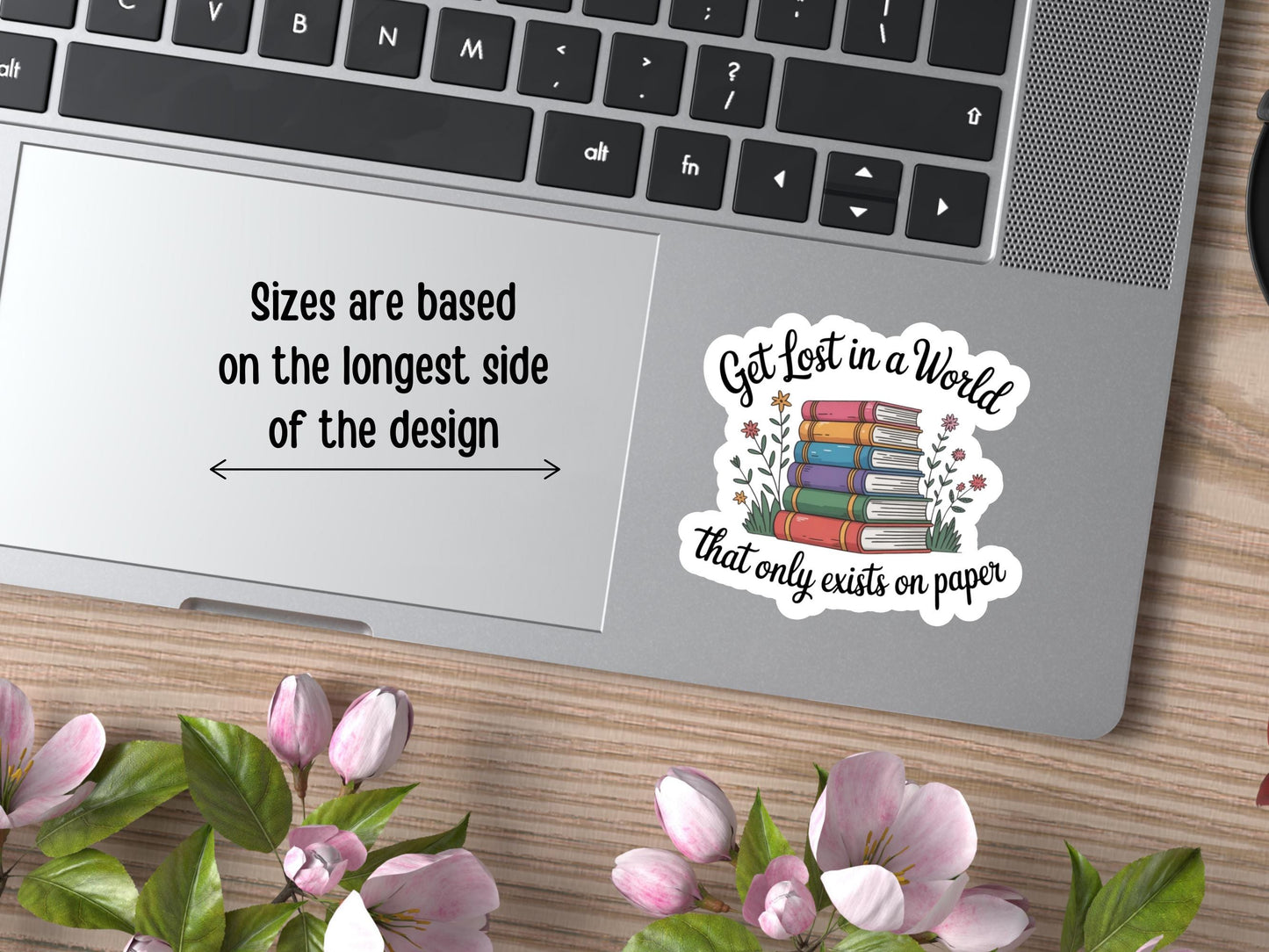 Get Lost In A World That Only Exists On Paper Sticker