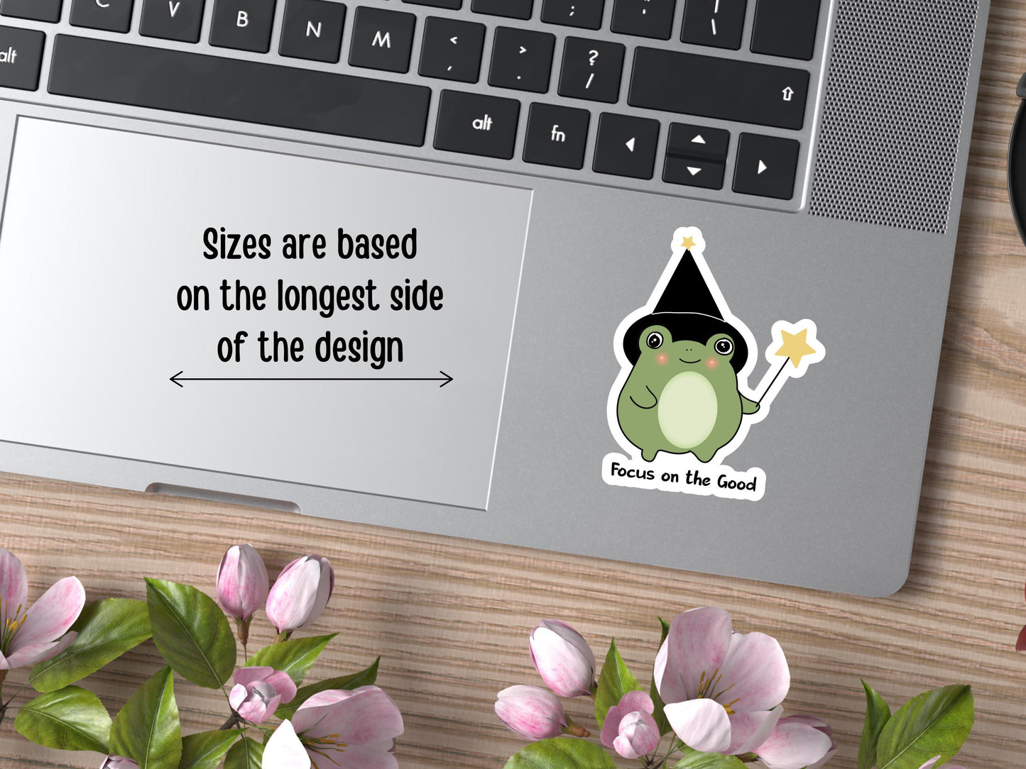 Focus On The Good Wizard Frog Sticker