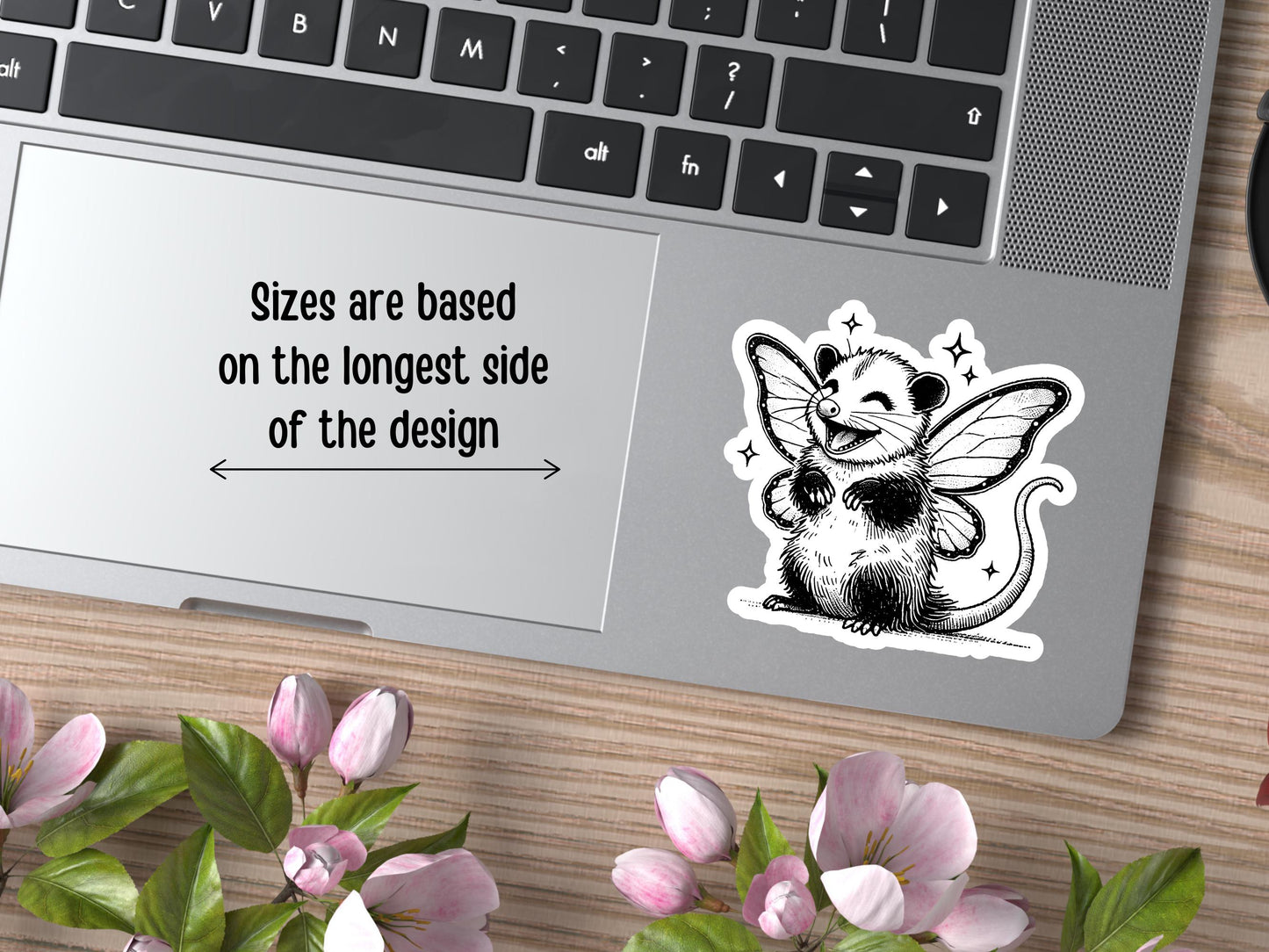 Possum With Fair Wings Sticker