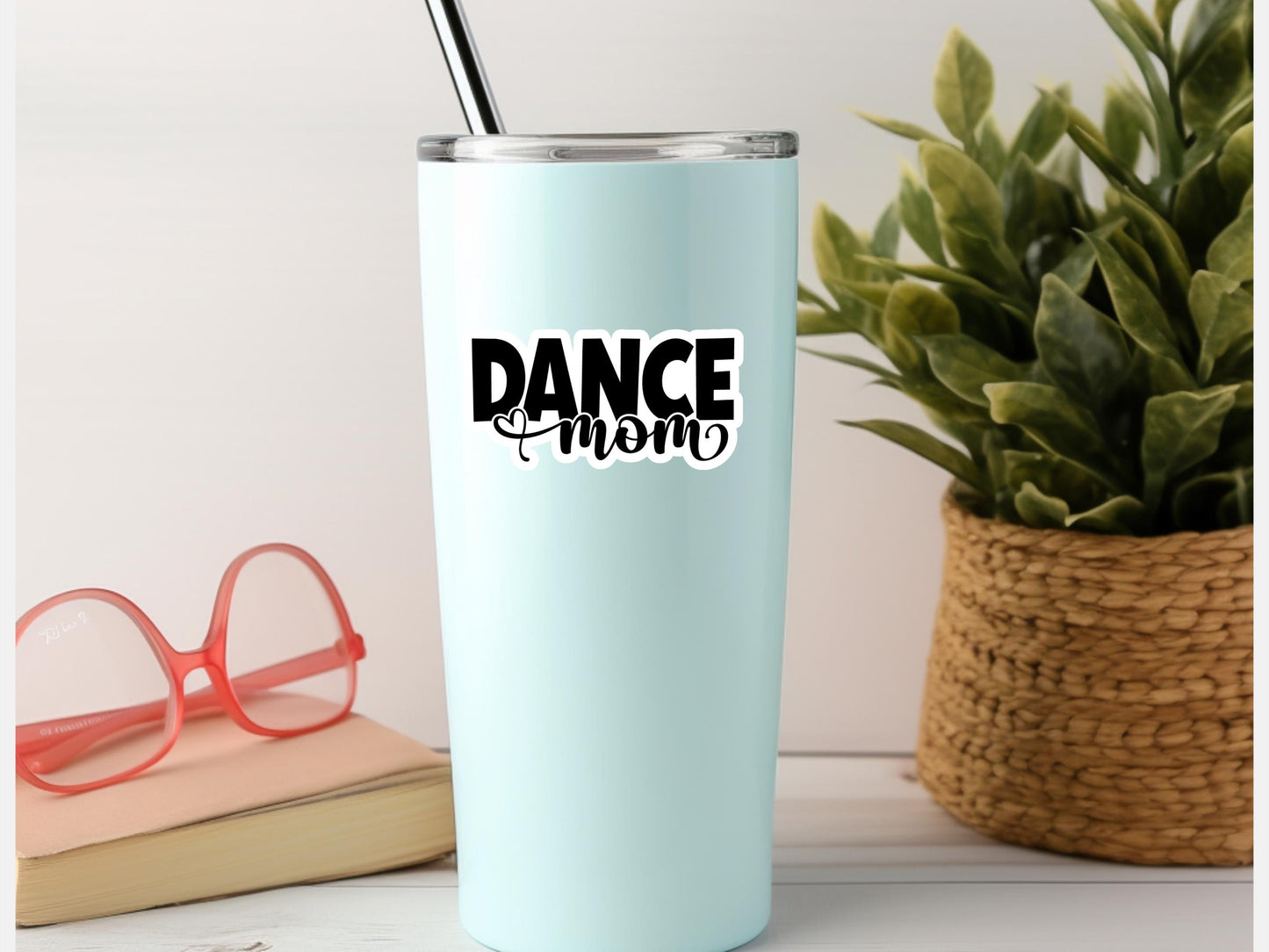 Dance Mom With Heart Sticker