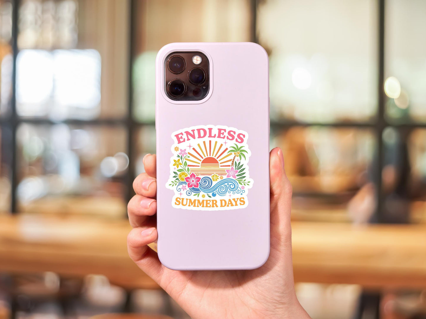 Endless Summer Days Sticker