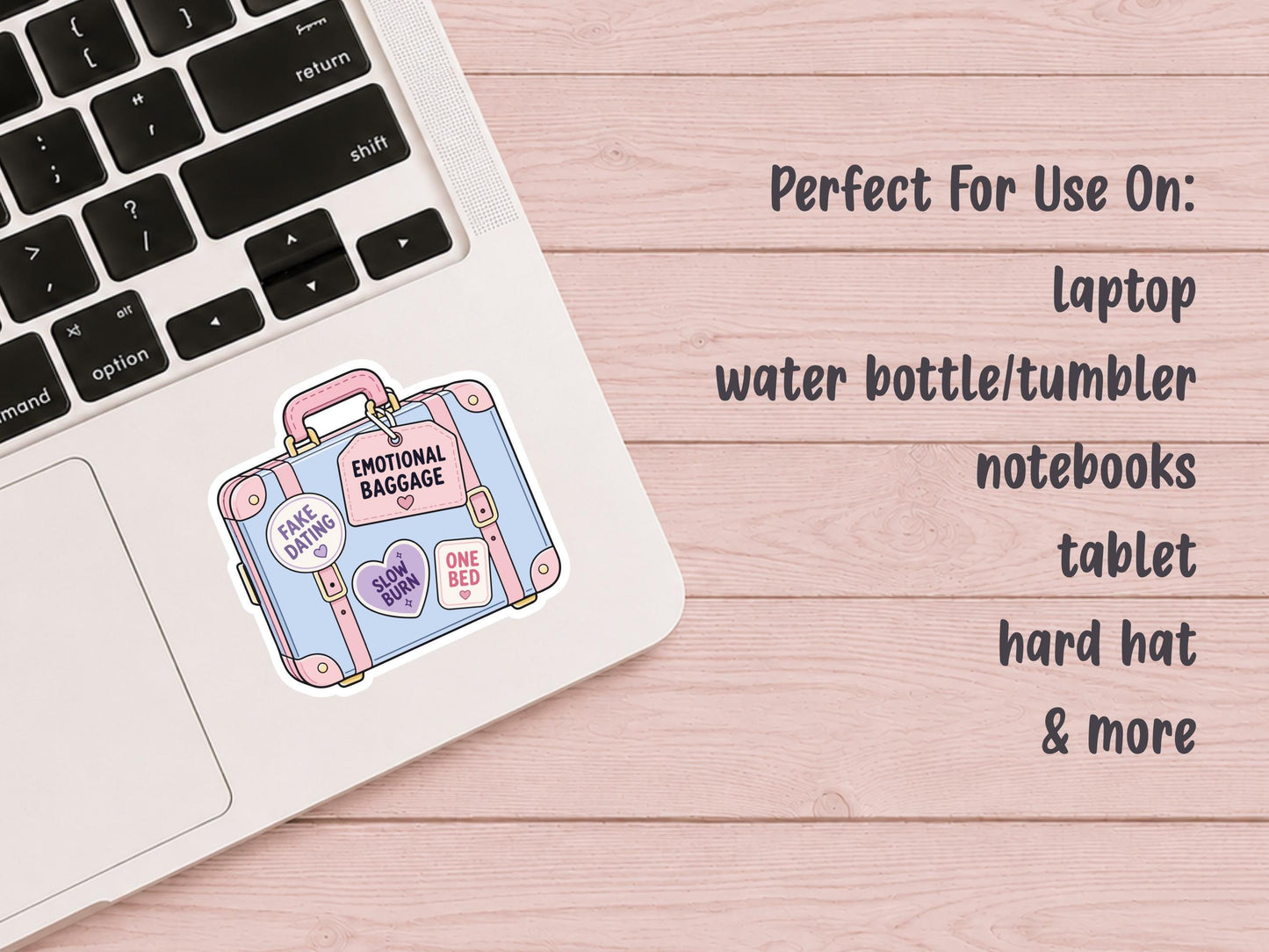 Romcom Emotional Baggage Sticker