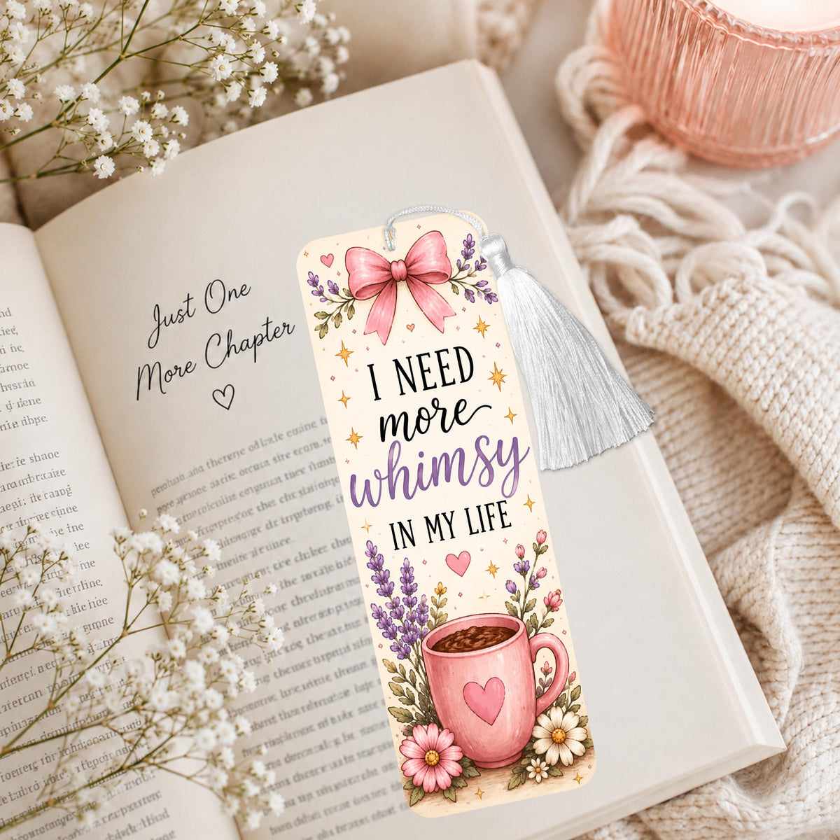 I Need More Whimsy In My Life Aluminum Bookmark