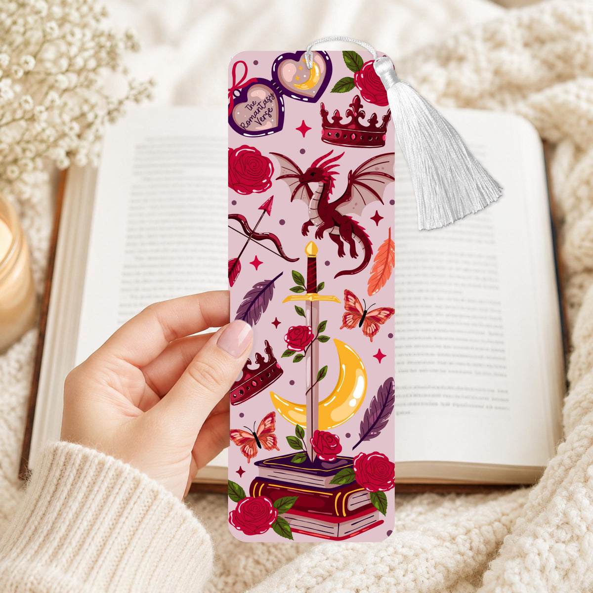 Eternal Romance Dragon Aluminum Bookmark