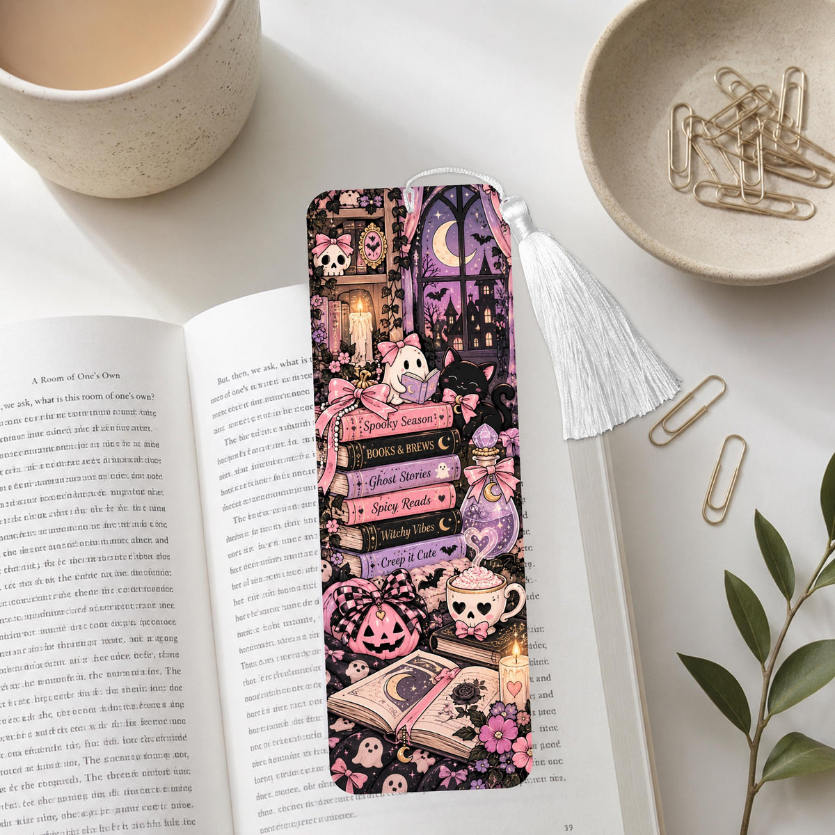 Bookish Sweet & Spooky Halloween Aluminum Bookmark