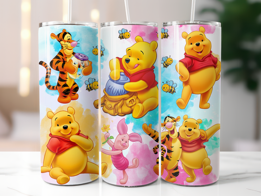 Cartoon Bear & Friends 20oz Tumbler
