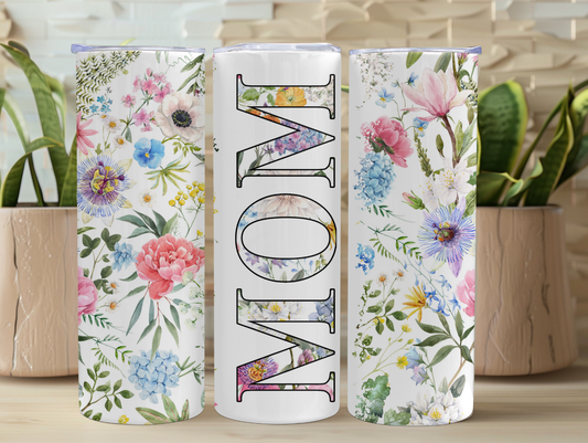 Pastel Floral Mom 20oz Tumbler