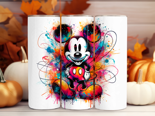 Watercolor Mouse 20oz Tumbler