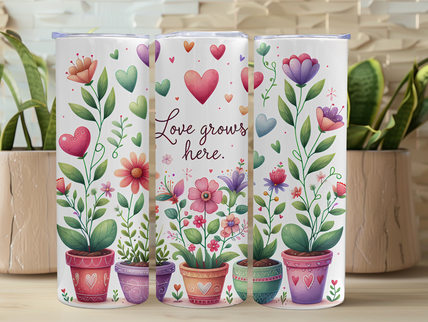 Love Grows Here 20oz Tumbler