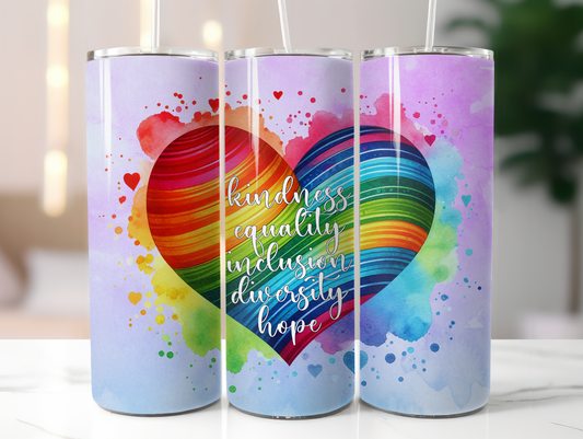 Pride Heart 20oz Tumbler