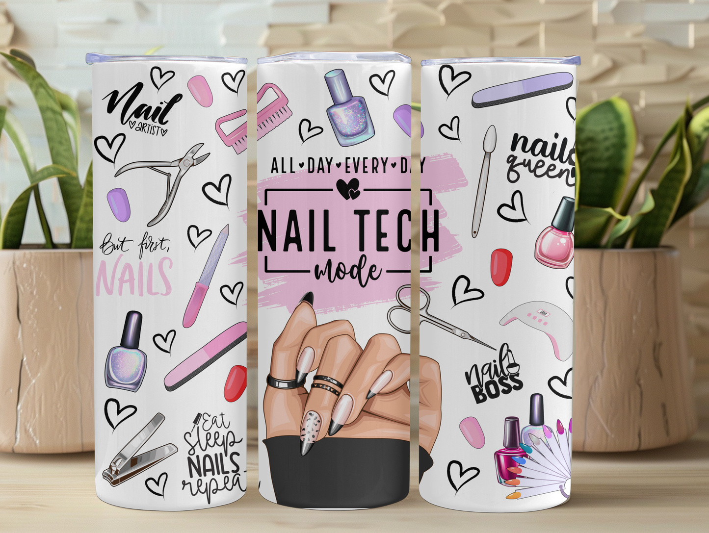 Nail Tech 20oz Tumbler