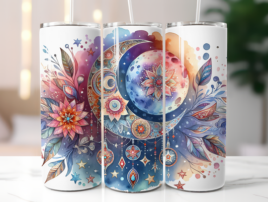 Watercolor Celestial 20oz Tumbler