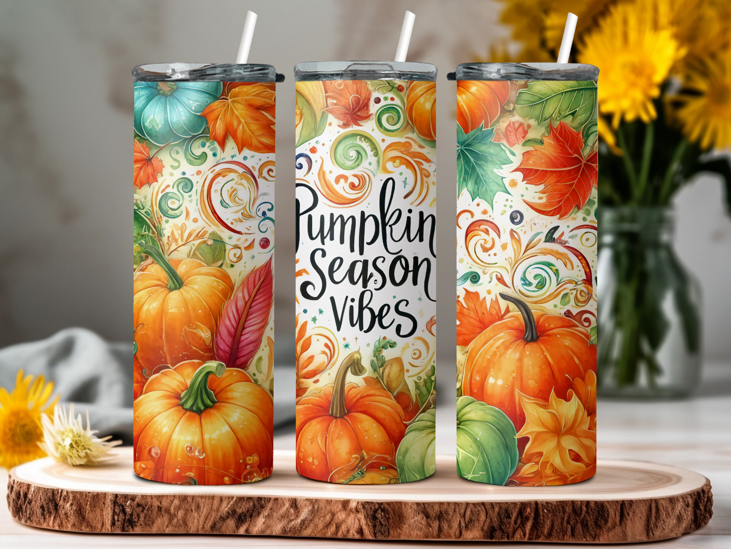 Pumpkin Season Vibes 20oz Tumbler