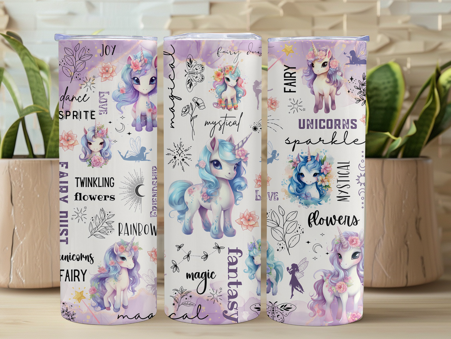 Unicorn Positivity 20oz Tumbler