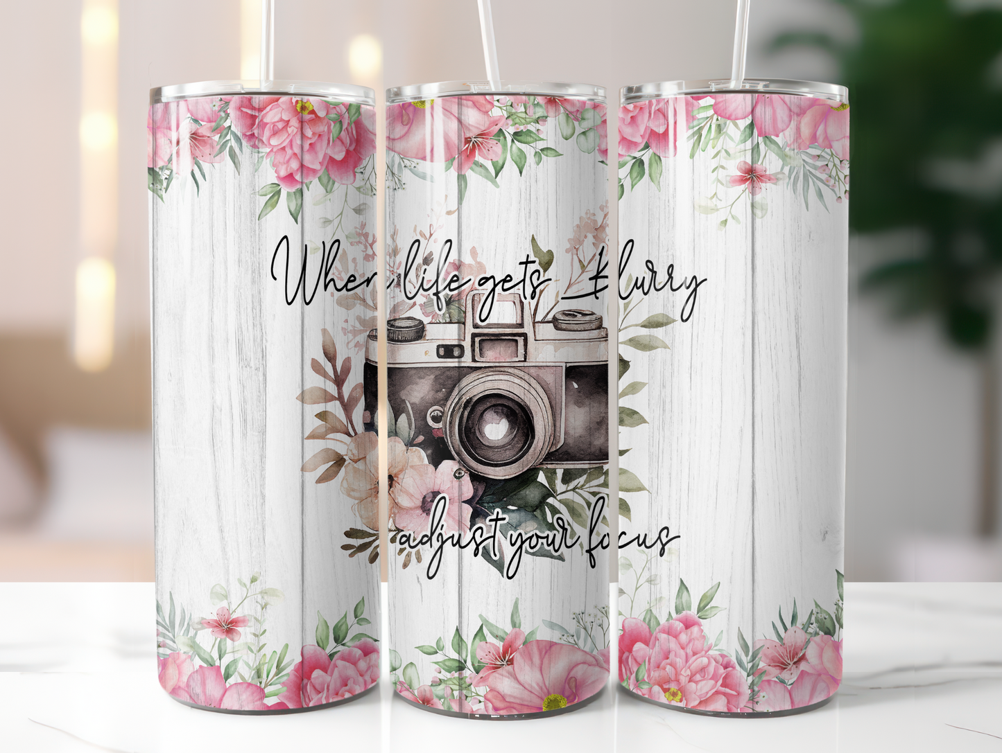 When Life Gets Blurry Adjust Your Focus 20oz Tumbler