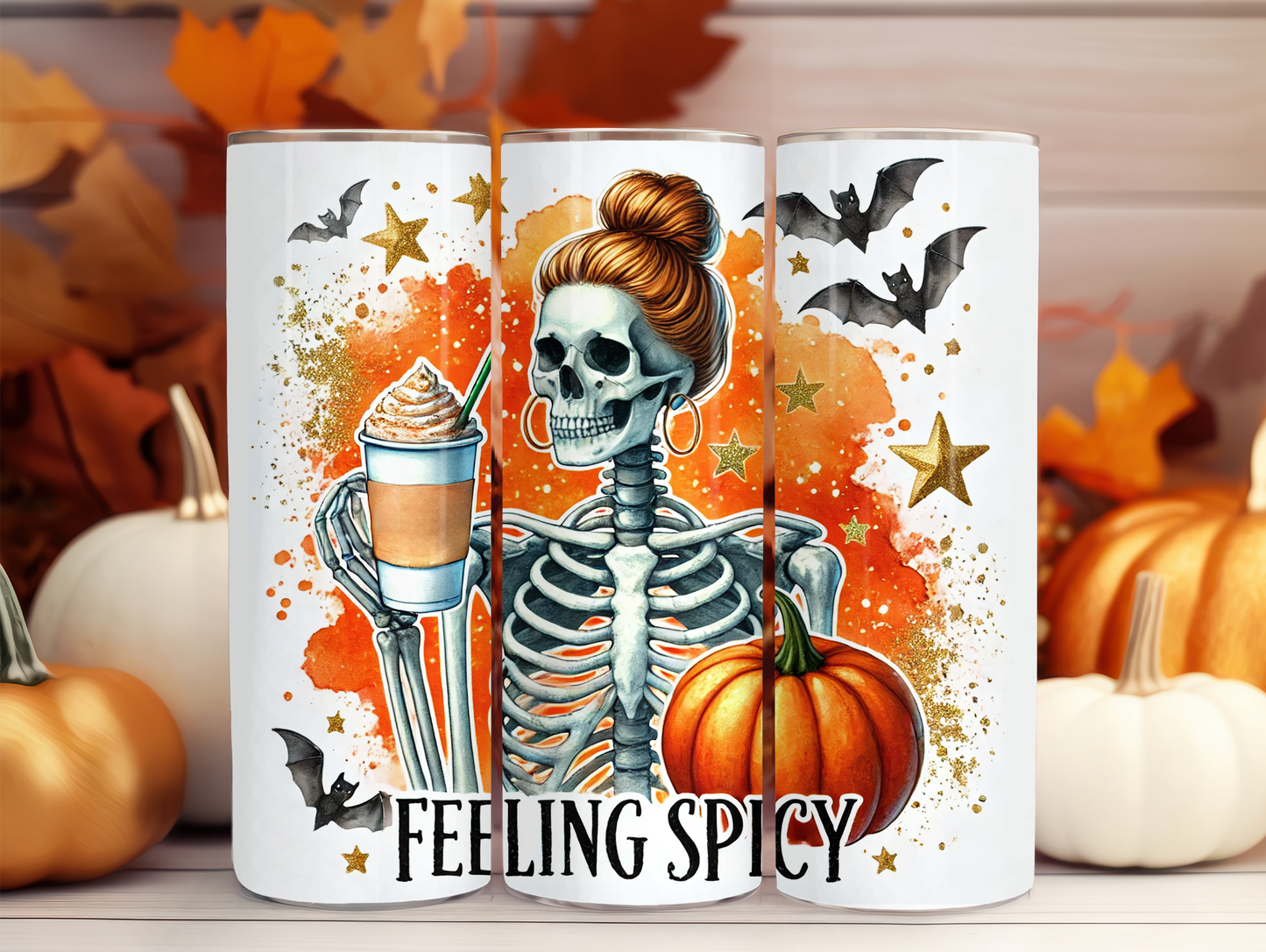 Feeling Spicy Skeleton 20oz Tumbler