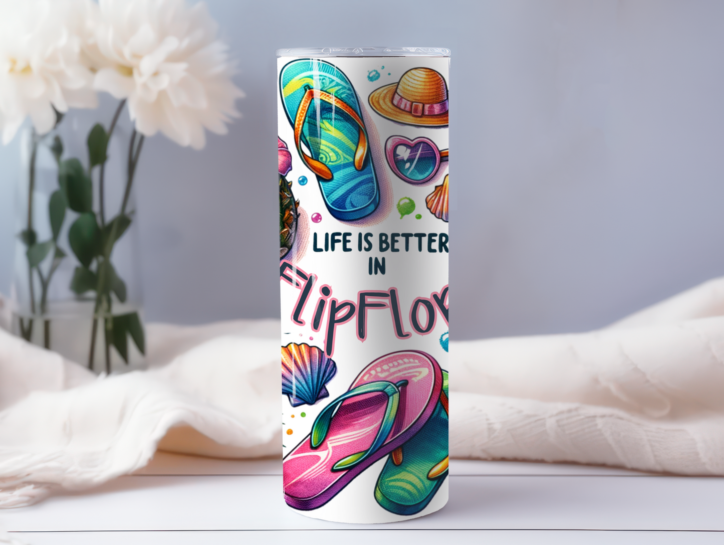 Life Is Better In Flip Flops 20oz Tumbler
