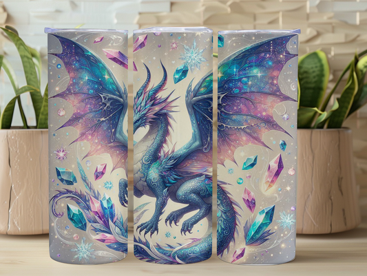 Dragon and Gems 20oz Tumbler