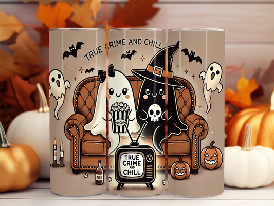 True Crime & Chill Ghosts 20oz Tumbler