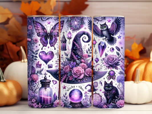 Purple Witchy Vibes 20oz Tumbler