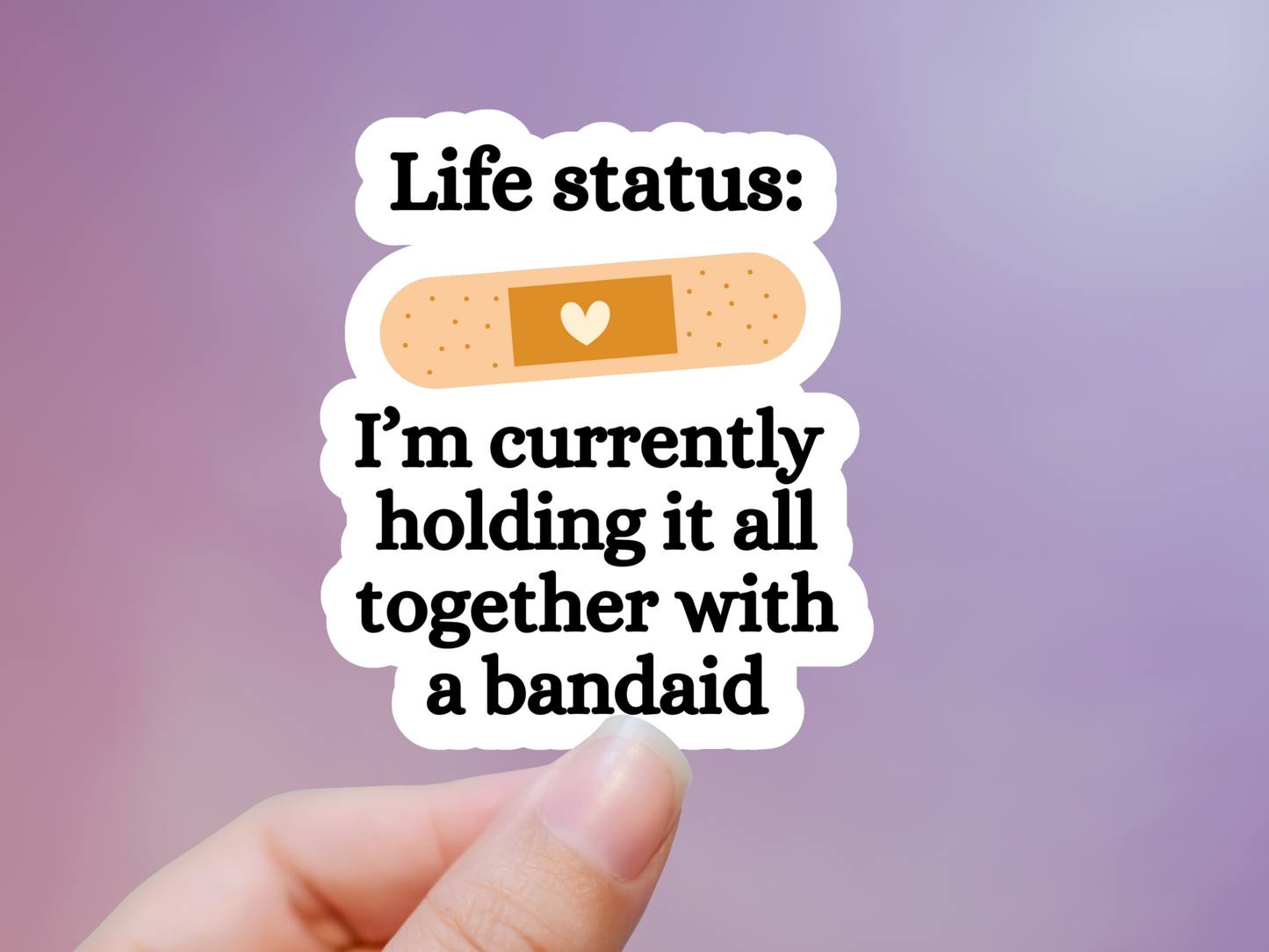 Life Status Sticker