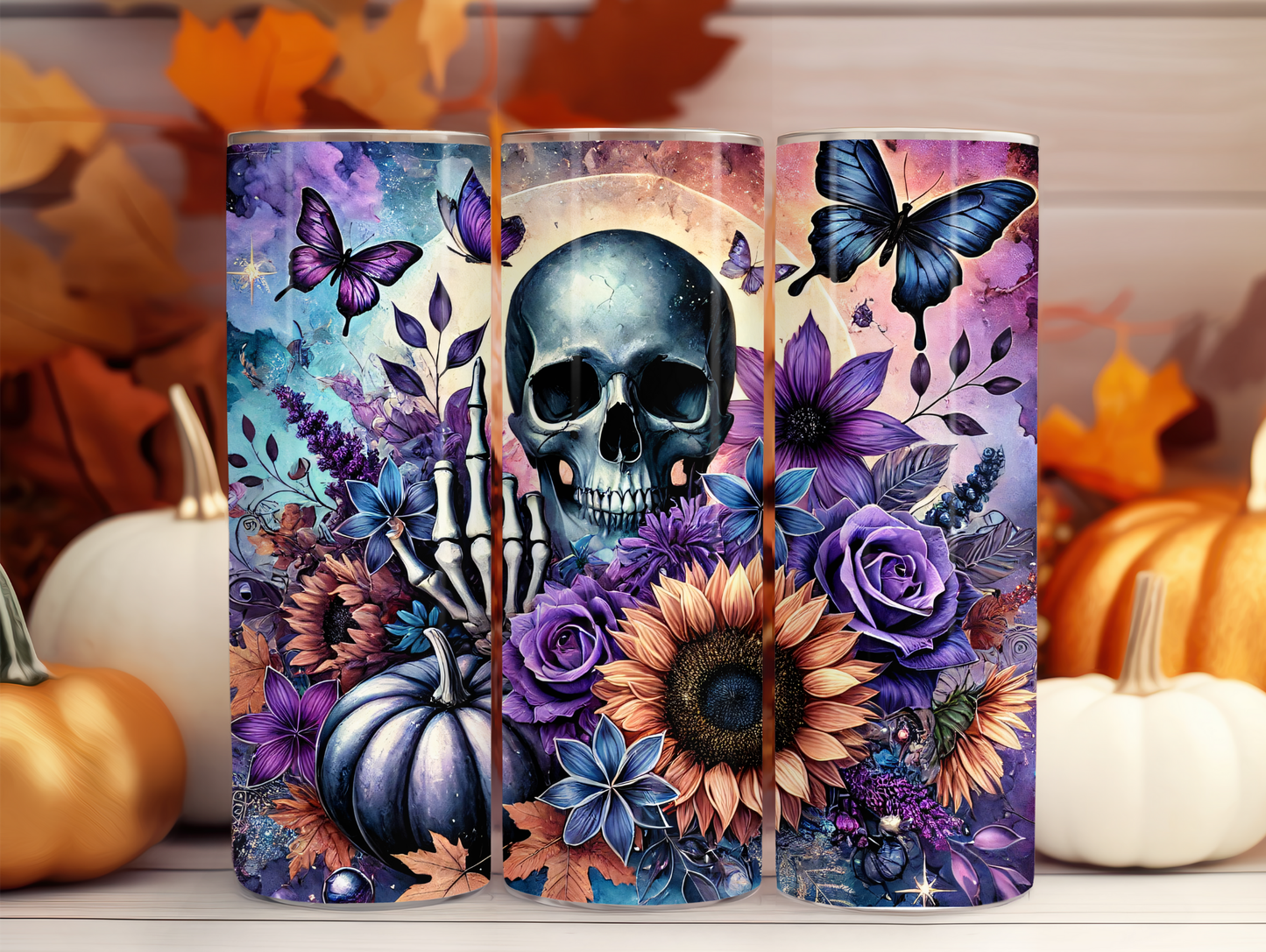 Fall Skeleton 20oz Tumbler