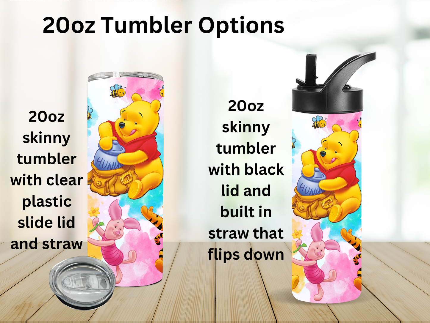 Cartoon Bear & Friends 20oz Tumbler