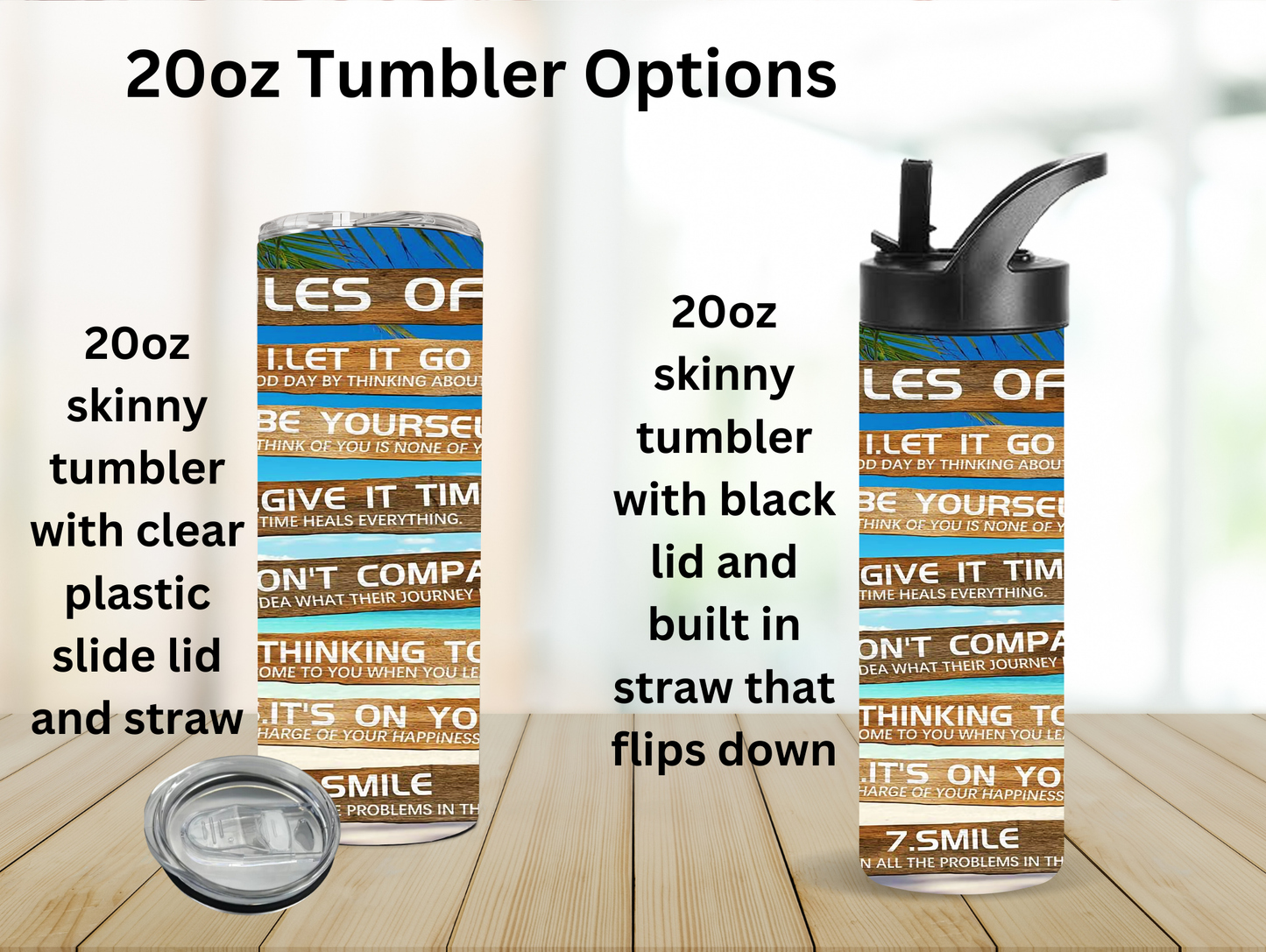 7 Rules Of Life 20oz Tumbler