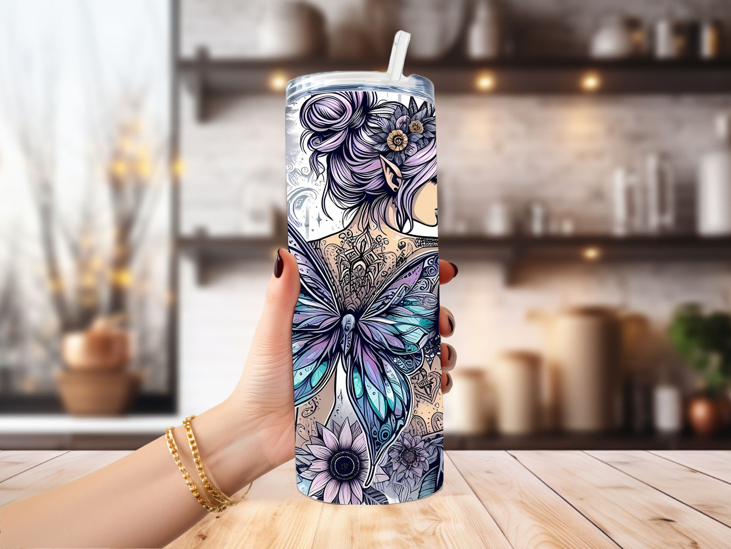 Tattooed Fairy 20oz Tumbler