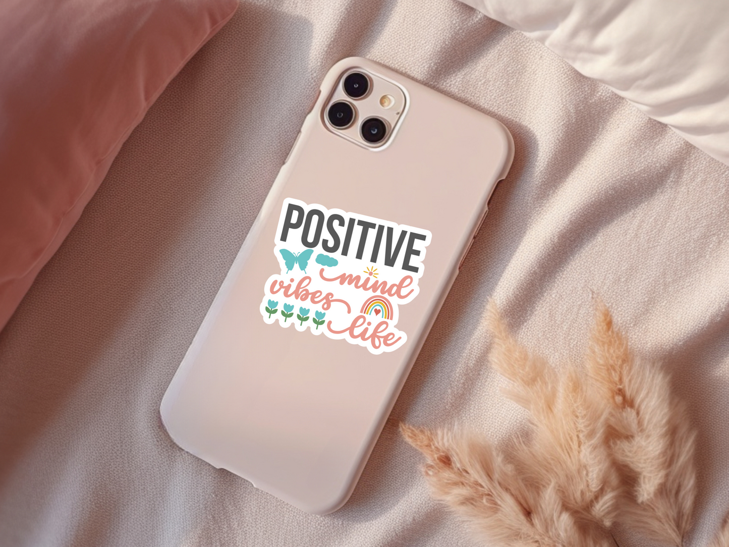 Positive Mind Vibes Life Sticker