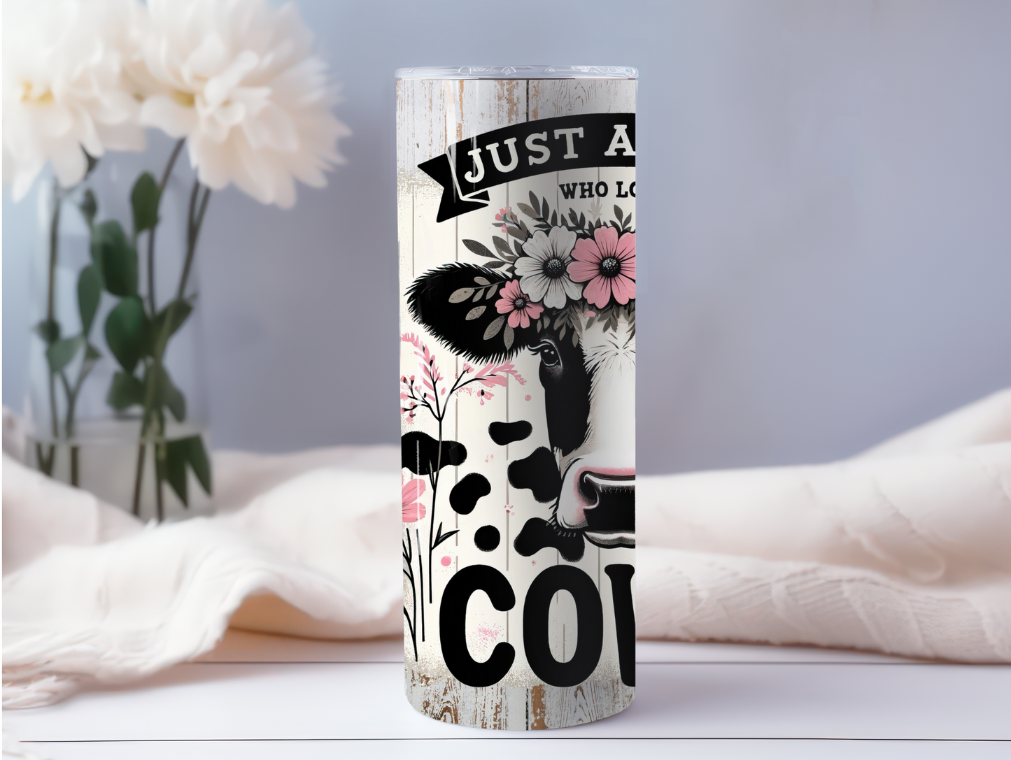 Just A Girl Who Loves Cows 20oz Tumbler
