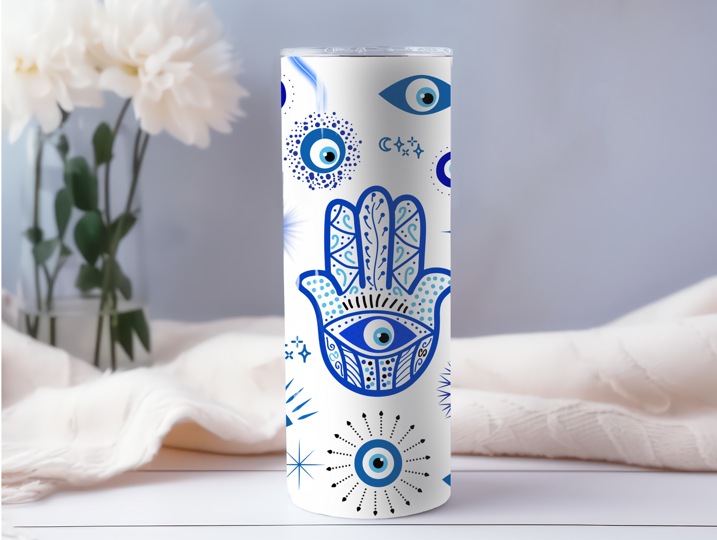 Blue Evil Eye 20oz Tumbler