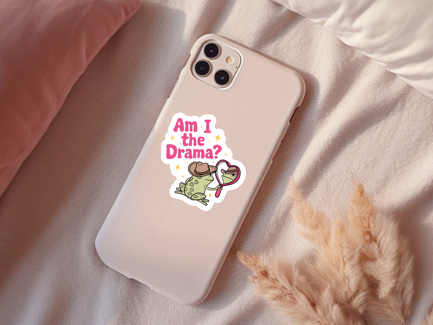 Am I The Drama Frog Sticker