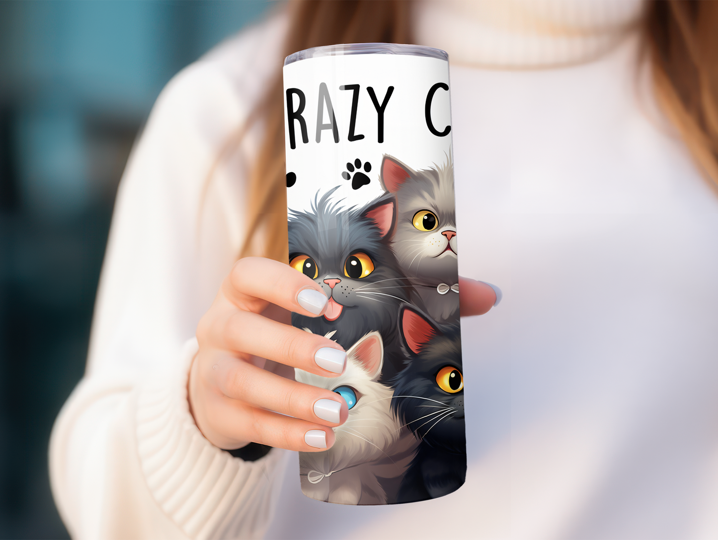 Crazy Cat Lady 20oz Tumbler
