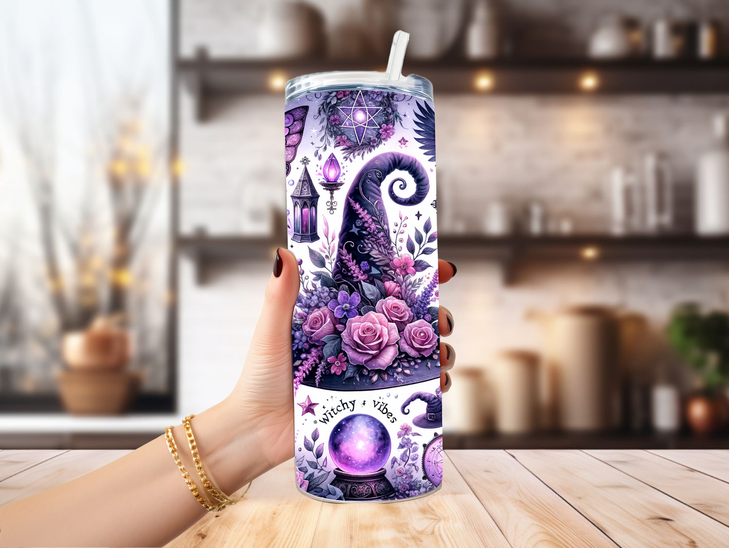 Purple Witchy Vibes 20oz Tumbler