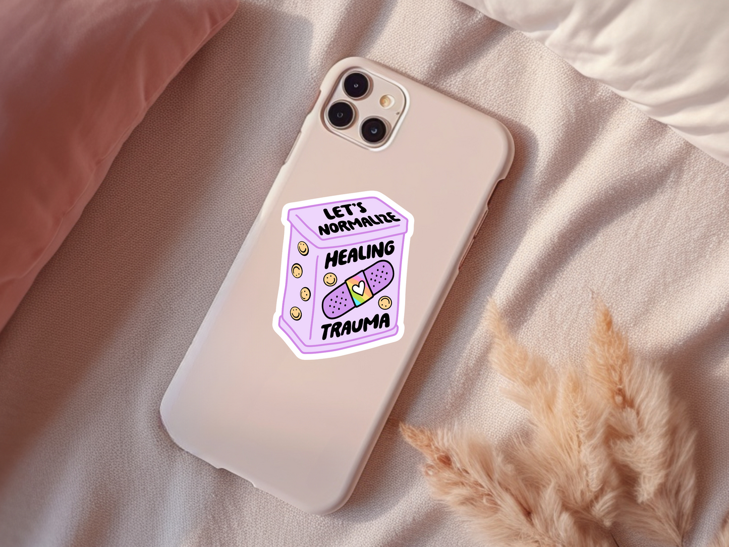 Let's Normalize Healing Trauma Sticker