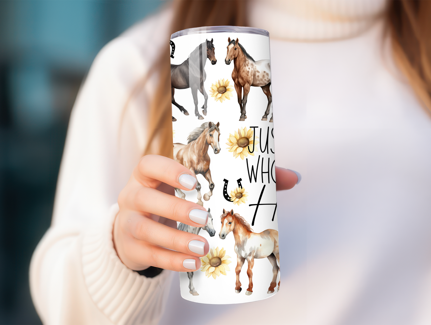 Just A Girl Who Loves Horses 20oz Tumbler