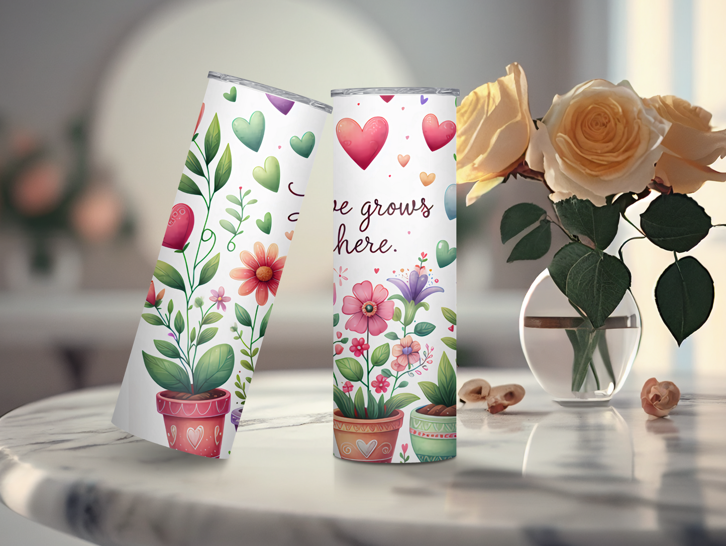 Love Grows Here 20oz Tumbler