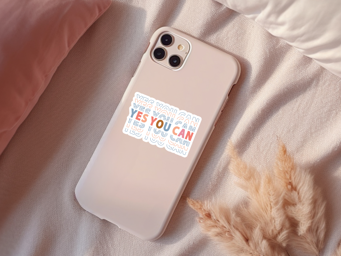 Yes You Can Stacked Sticker