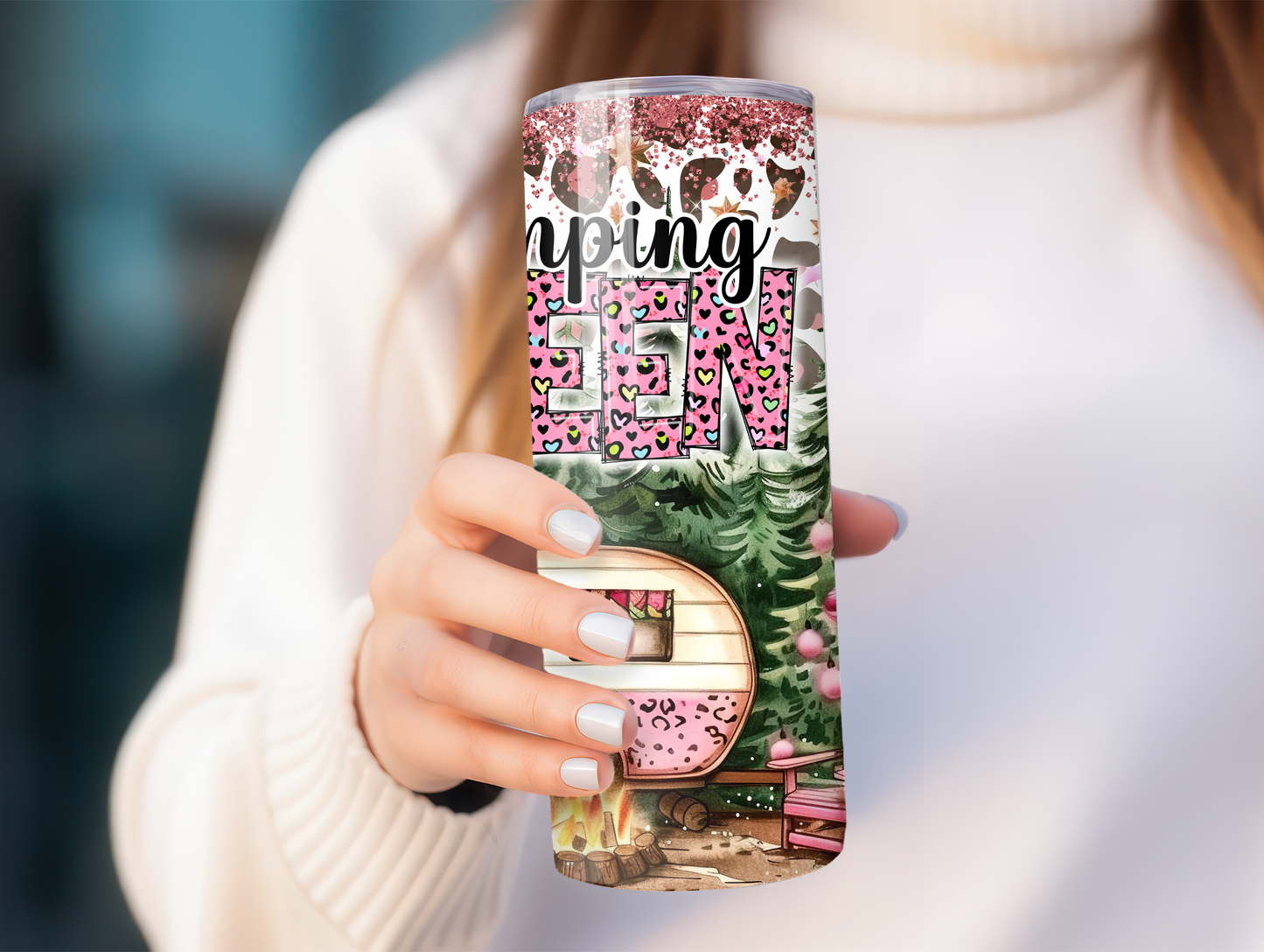 Camping Queen 20oz Tumbler
