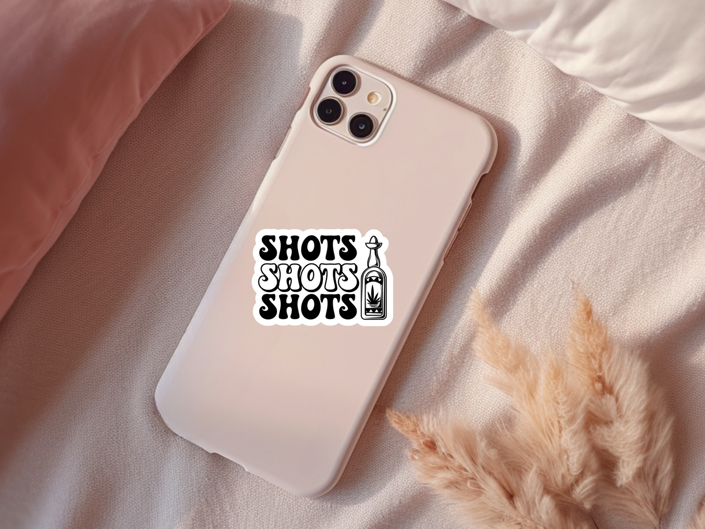 Shot Shot Shot Sticker