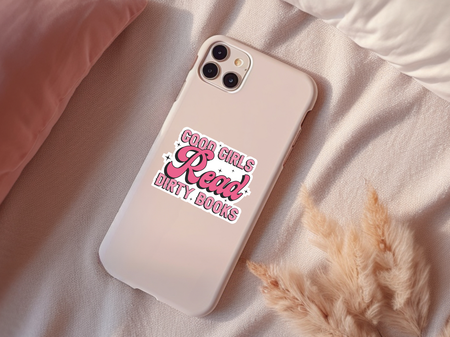 Good Girls Read Dirty Books Sticker