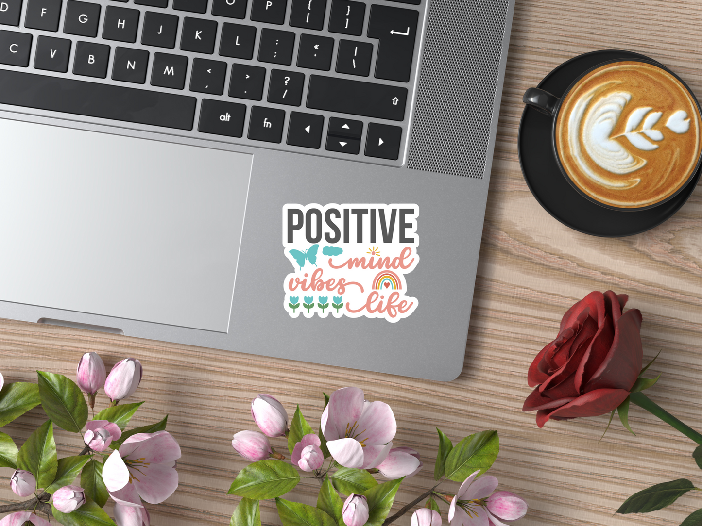 Positive Mind Vibes Life Sticker