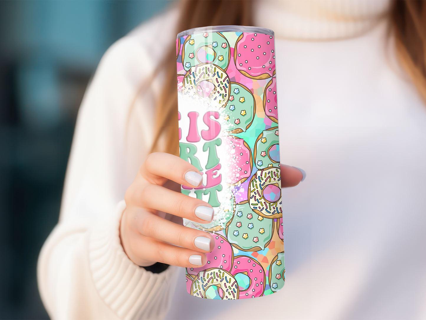 Life Is Short Eat The Donut 20oz Tumbler