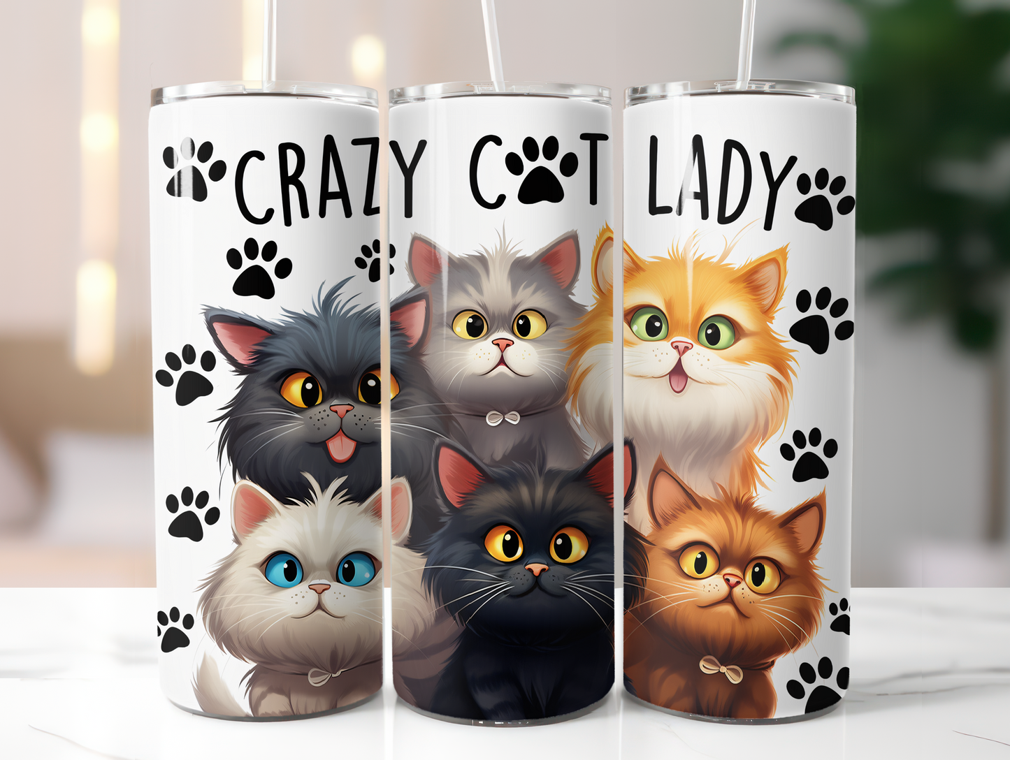 Crazy Cat Lady 20oz Tumbler