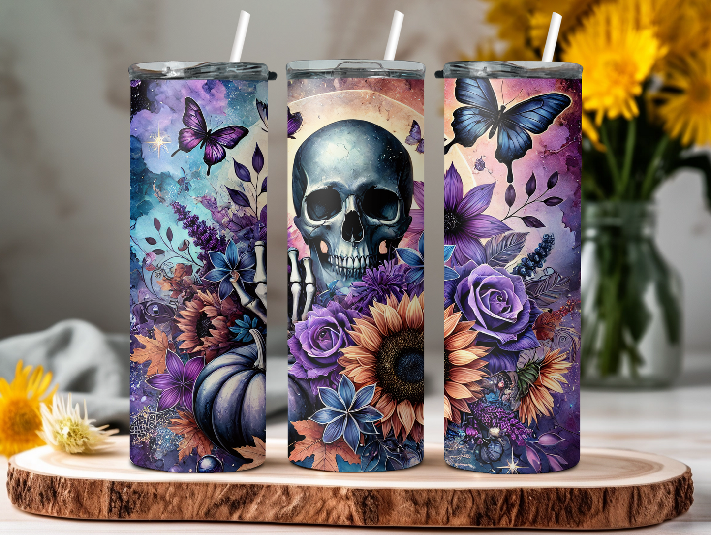 Fall Skeleton 20oz Tumbler