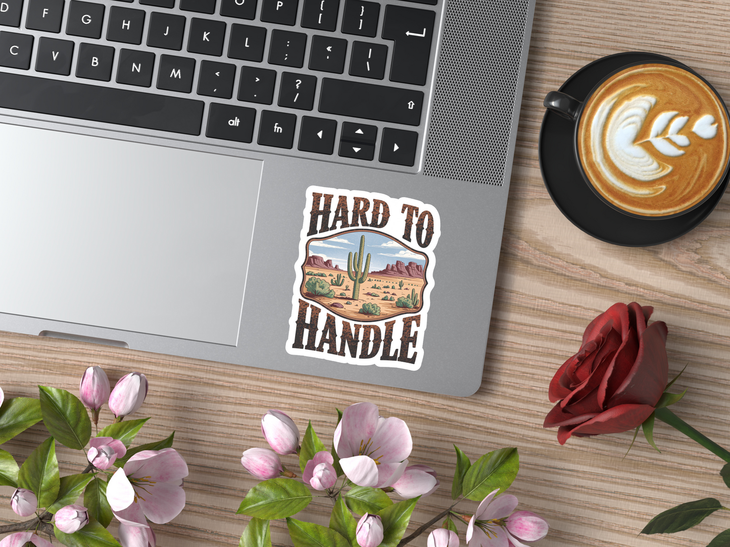 Hard To Handle Western Sticker